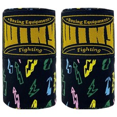 WINNY Thunder 手綁帶 2入組, 黑色, 1套