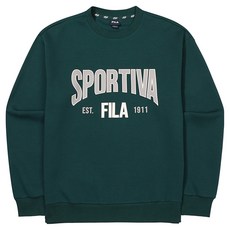 휠라 남녀공용 그래픽 맨투맨 FS2POF3108X