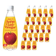 제로아워 알파시디 애사비 사과맛 탄산음료, 24개, 350ml