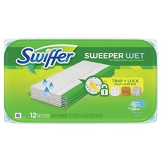 Swiffer 除塵拖把濕拖巾 12張, 1組