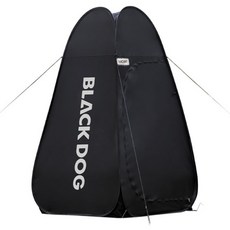BLACKDOG 캠핑 퀵 간의탈의실 샤워텐트 BD020, 1개, 블랙