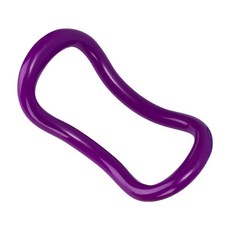 QIDINA 健身展開胸背伸展助力瑜珈環 棒-O, 1個, 星辰紫