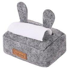 DogLemi 多樂米 仿真藏食紙巾盒玩具, 1個, 灰色