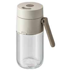 PINMOO 品沐 鮮撒定量調味罐 灰色, 1個, 180ml