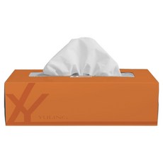 YULING 羽綾 潔膚巾 橘色, 1個, 50片