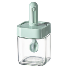 方形伸縮調味罐 綠色, 250ml, 1個