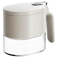 食味密封調味罐 白色, 1個, 380ml