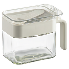 酥格調料罐 白色, 1個, 300ml