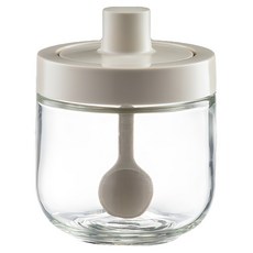 圓冠調味罐 白色, 1個, 300ml