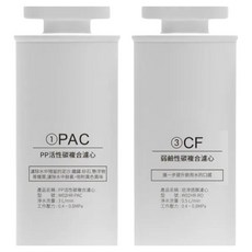 GPLUS 拓勤 純喝水 尊爵版 PAC + CF 原廠濾心2件組, 1組, GP-W02HR