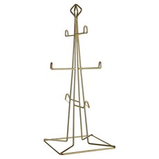 Premier Vertex簡約杯架 可掛6杯, 1個, 金色