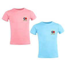 MI MI LEO台灣製國旗印花T23吸排T恤2件組 兒童