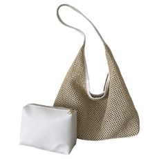 橡合杉 休閒時尚編織子母包