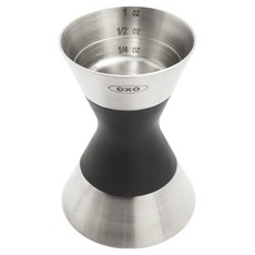 OXO 雙頭不銹鋼調酒量杯, 1個, 不銹鋼色