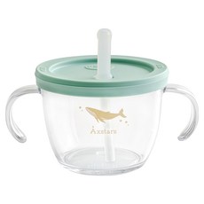 Richell 利其爾 Astar 第一階段吸管杯, 薄荷綠, 1個, 150ml