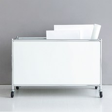 MARKET B SIMPLIE 移動式收納箱 BC259, 1個, 白色