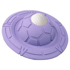 寵物星樂園 天然橡膠耐咬磨牙寵物玩具球, 1個, 紫色