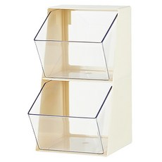 Block Mart 廚房用品 咖啡茶包收納盒, 1個, 白色