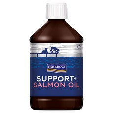 FISH4DOGS 機能強化挪威鮭魚油 犬貓適用, 1個, 500ml, 皮膚/頭髮
