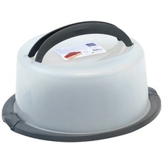 kela 圓形提蓋蛋糕收納盒 33cm, 1個, 灰色