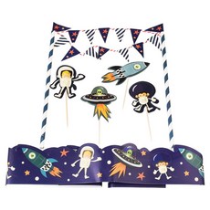 Rex LONDON 圍邊 + 蛋糕裝飾, 1套, 太空冒險