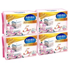 Worldlife 5in1花香瞬吸衣物防染色片, 100片, 4袋