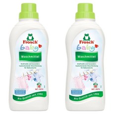 Frosch 德國小綠蛙 嬰兒用高濃縮纖維柔軟劑, 750ml, 2個