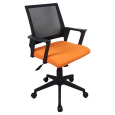 C-FLY 時尚家居 媞菈巧克透氣電腦網椅, 橘色