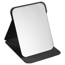 고화질 접이식 탁상거울 소형, 블랙