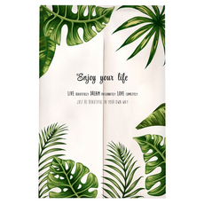 Soul Rich 植物門簾 + 窗簾桿, ML9474