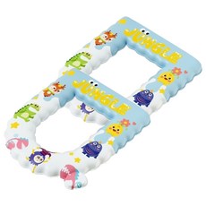 Sasolab卡通防水馬桶坐墊, 藍色, 2個