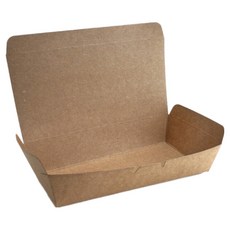 Me & My Way 一次性牛皮紙便當盒 670ml, 50個, 1入