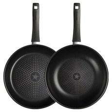 HAPPYCALL Brillo 鑽石不沾鍋2件組, 1套, 單一顏色, 平底鍋 30cm + 炒鍋 30cm