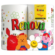 Renova 唯諾瓦 Wiggle Wiggle 聯名款 3層衛生紙, 23m, 4入, 1個