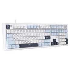 g-clicker Pado Project SPK107 8K 濟州軸 全潤滑 機械式鍵盤, 海洋白, SPK107(顆粒感45g), 製造商軸