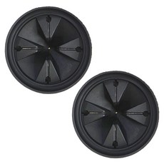 廚餘機 研磨式廚餘處理機 防濺蓋 橡膠蓋 8.5cm 2入, 單一商品, 黑色