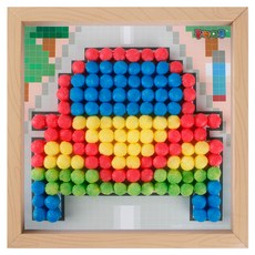 PLAYCORN 迷你Playcorn畫框製作 像素藝術 4人份, 汽車畫框, 1個