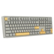 g-clicker Pado Project SPK107 8K 濟州軸 全潤滑 機械式鍵盤, 蠟筆黃, SPK107(濟州海37g), 製造商軸