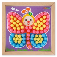 PLAYCORN 相框製作 4人份, 蝴蝶相框, 1個