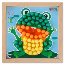 PLAYCORN 相框製作 4人份, 青蛙相框, 1個