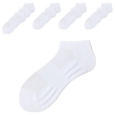 女神 女士多功能底部緩衝跑步運動踝襪 10雙組, 白色, 1套