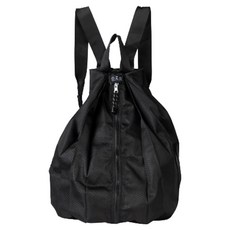 Dduria 尼龍風琴式健身包, 黑色, 1個