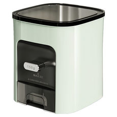 櫥櫃式計量儲米桶 6kg, 1個, 綠色