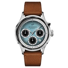 AV86 男士 Skov Andersen 自動計時碼錶 皮革手錶 1564