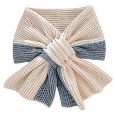 KIZTREE 兒童雙色針織圍巾 WJ-103