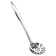 Lumiela 304不鏽鋼高級湯勺濾勺, 銀色, 1個