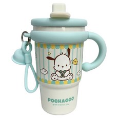 Sanrio 三麗鷗 優貝選 316大容量不鏽鋼保溫杯 1蓋兩用, 綠色, 1個, 600ml