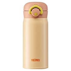 써모스 시즌3 마이 디자인 원터치 타입 보틀 JNR-352K, 오렌지(보틀), 랜덤발송(디자인 스티커), 350ml, 1개