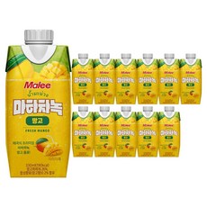 Malee 瑪哈查諾芒果汁, 330ml, 12個