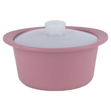 微波爐用矽膠蒸籠 小型, 粉紅色, 1個